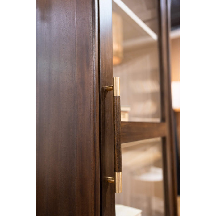 Vannes Single Door Display Cabinet Bramble