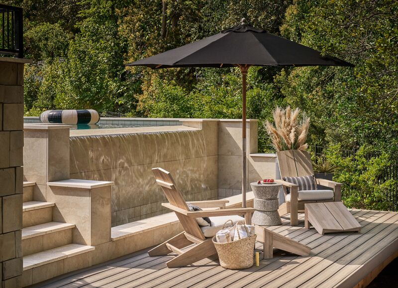 Saratoga Outdoor Adirondack Ottoman