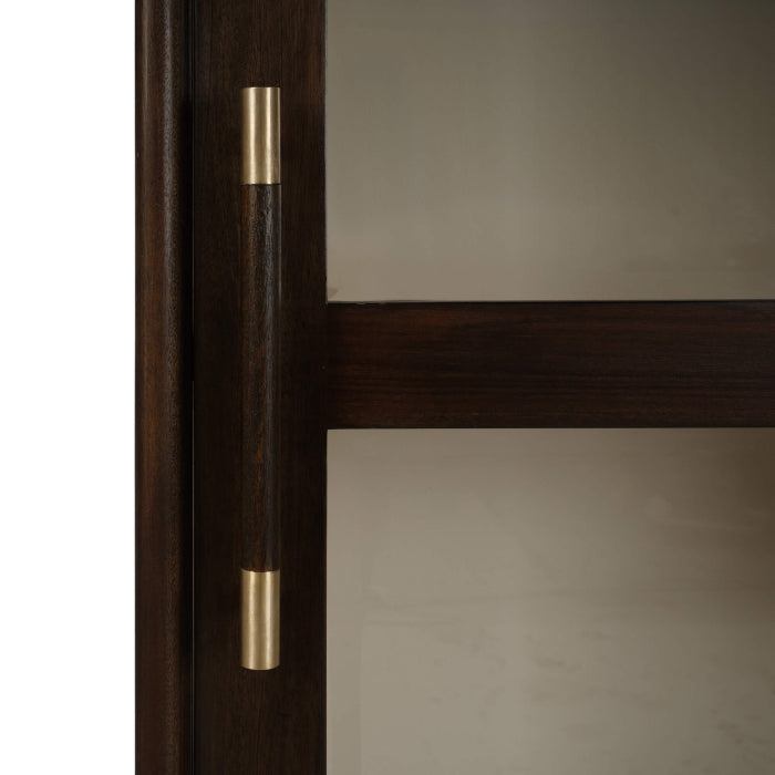 Vannes Single Door Display Cabinet Bramble