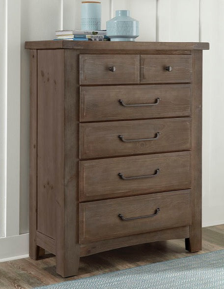 Vaughan Bassett Cool Farmhouse 5 Drawer Chest