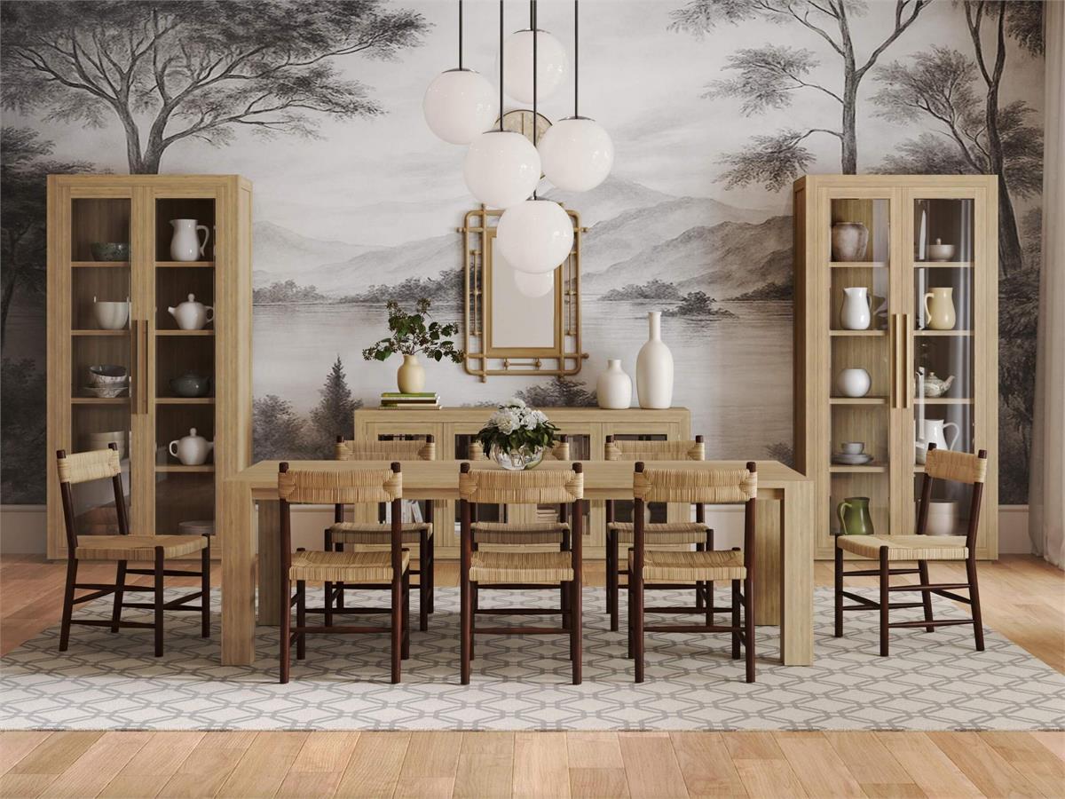 Tuscan Rustic Distressed Dining Table 96'' - Teak