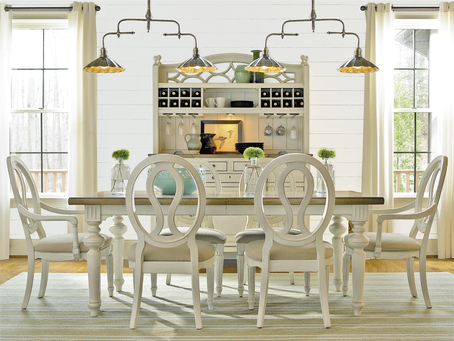 Summer Hill Pierced Back Arm Chair