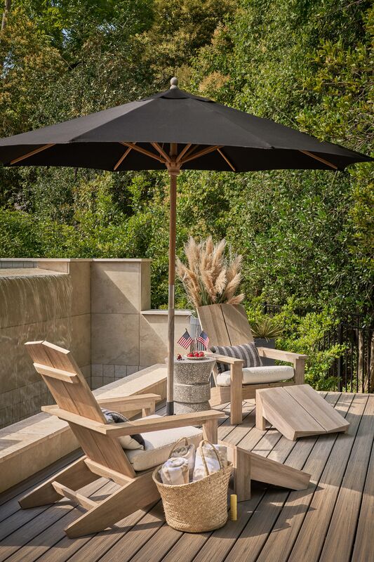 Saratoga Outdoor Adirondack Ottoman