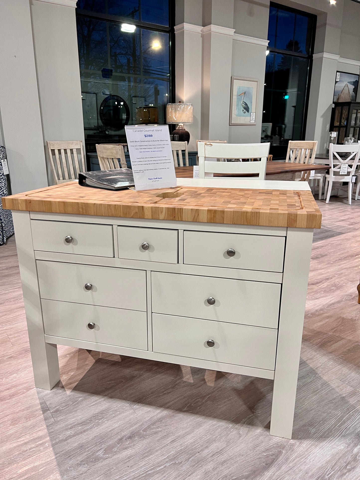 Canadel Gourmet Kitchen Island