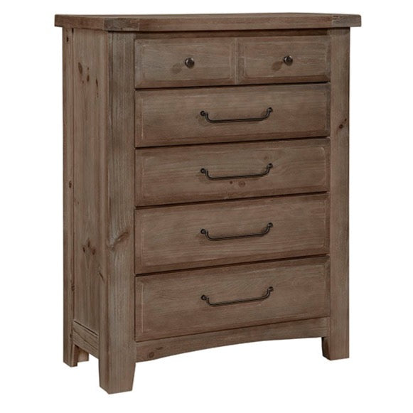 Vaughan Bassett Cool Farmhouse 5 Drawer Chest