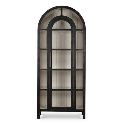 Vannes Display Cabinet with Glass Shelves