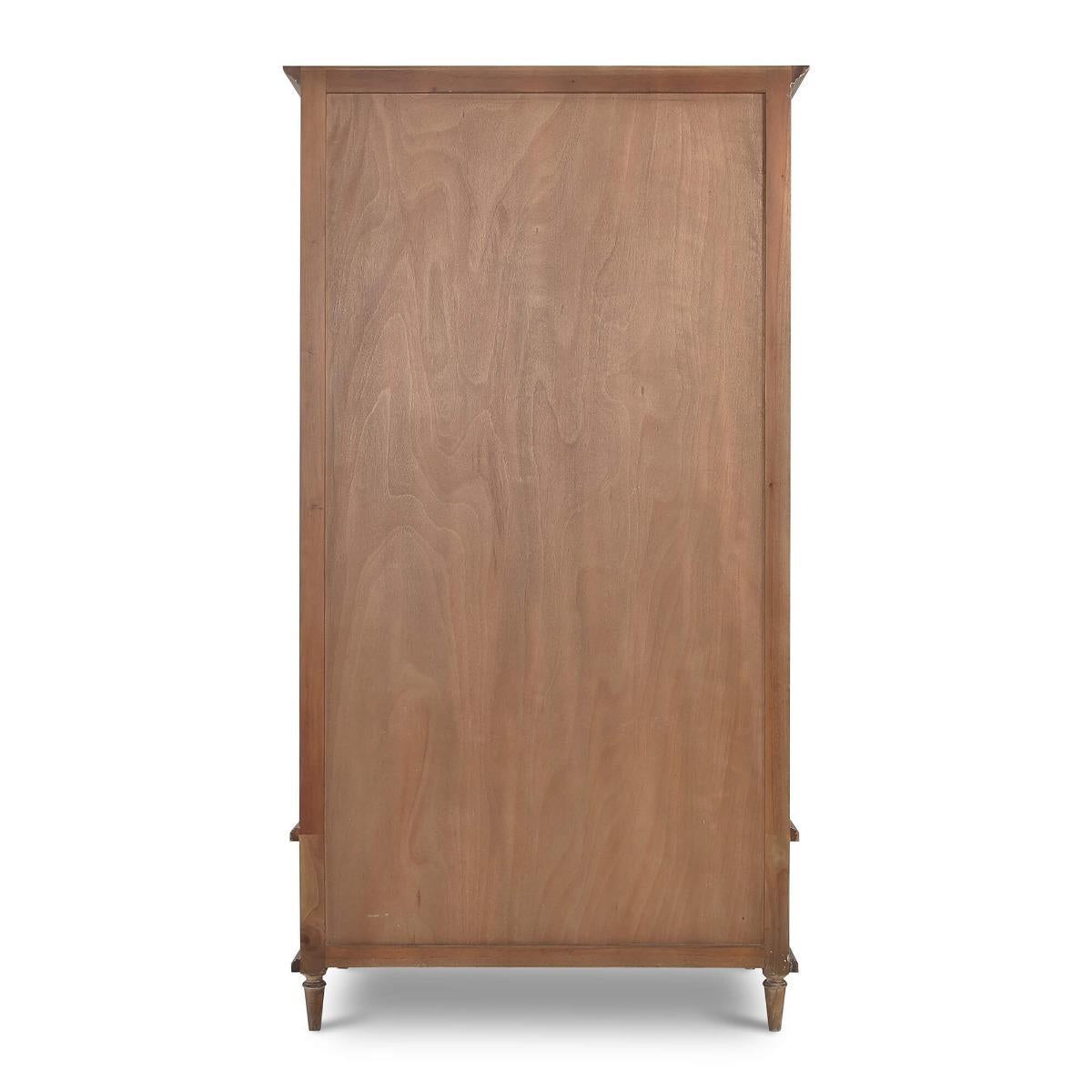 Jamison Wardrobe with Rattan Door