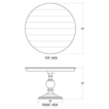 Gloucester 48” Round Dining Table
