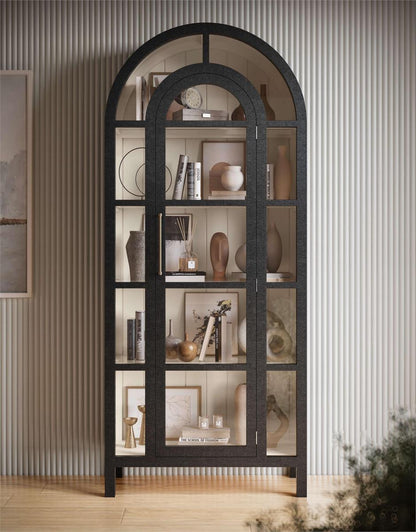 Vannes Display Cabinet with Glass Shelves