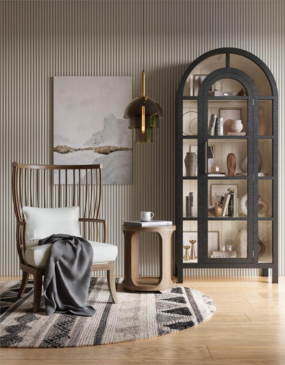 Vannes Display Cabinet with Glass Shelves