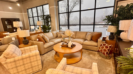 Colebrook Top Grain Leather Sectional