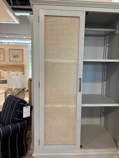 Jamison Wardrobe with Rattan Door