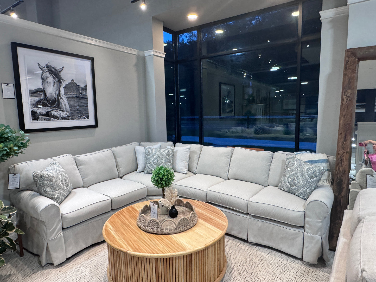 Alexandria Slipcovered Sectional