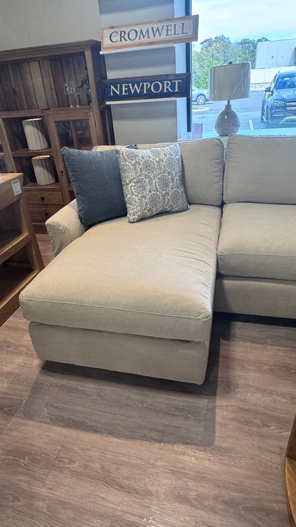 Winston Slipcovered Grande Sofa Chaise
