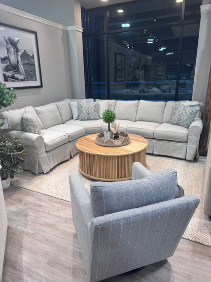 Alexandria Slipcovered Sectional