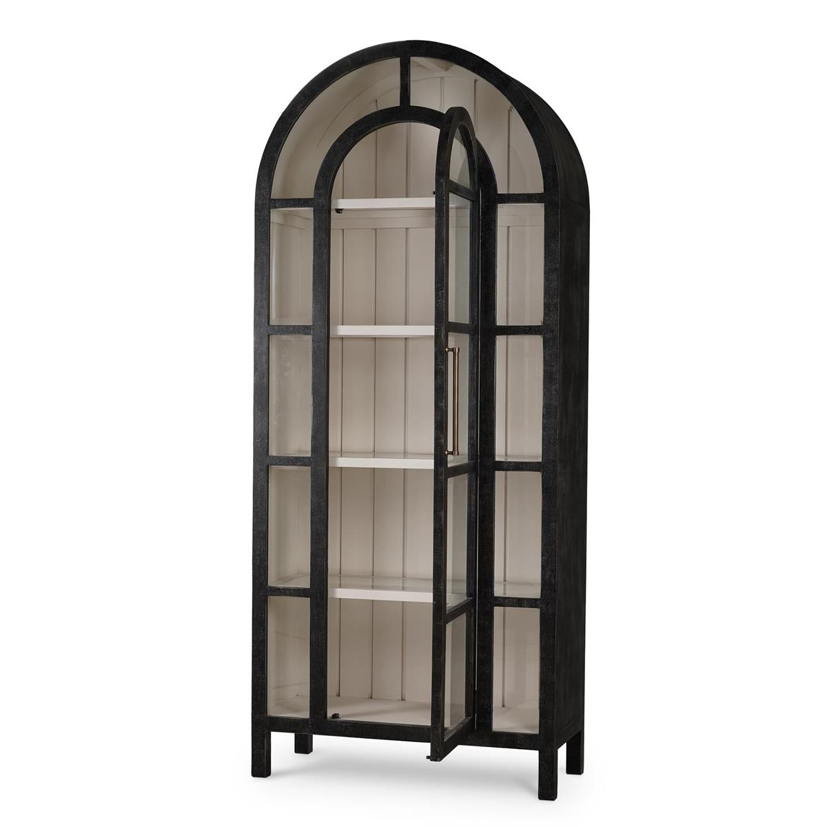 Vannes Display Cabinet with Glass Shelves