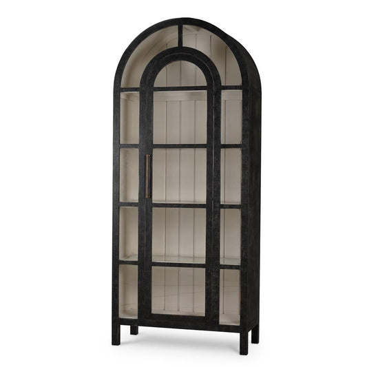 Vannes Display Cabinet with Glass Shelves