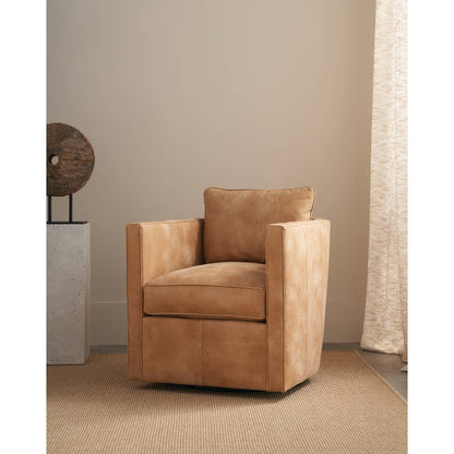 Rothko Leather Swivel Chair