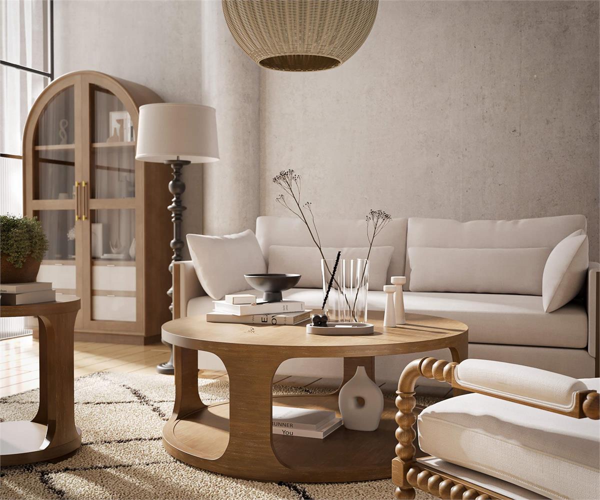 Corte 48” Round Coffee Table